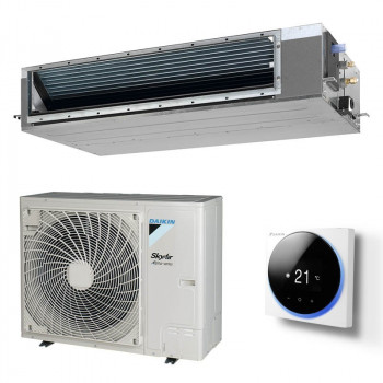 Aire acondicionado por conductos de alta presión Daikin DAG125A, presión estática de 200 Pa, equilibrio perfecto entre eficiencia y confort.