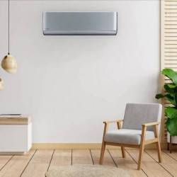 Стильний настінний кондиціонер Panasonic Etherea KIT-XZ35-XKE Срібний, площа приміщення до 35 м², низький рівень шуму, Wi-Fi Стильний настінний кондиціонер Panasonic Etherea KIT-XZ35-XKE Срібний, площа приміщення до 35 м², низький рівень шуму, Wi-Fi
