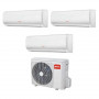 Climatiseur Giatsu 3x1 GIA-MO3-21IX41BR32 + GIA-MSI-09AR2R32 + GIA-MSI-09AR2R32 + GIA-MSI-12AR2R32, 3x1type multi-split, 3 ans de garantie TOTAL. 5 ans de garantie sur le compresseur