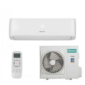 Wysokiej jakości system split Hisense Brissa CA50XS1A, do pomieszczeń o powierzchni do 50 m², 3 prędkości, wyświetlacz LED, 24-godzinny timer, tryb Smart.