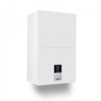 Chaudière à gaz à condensation Ferroli Bluehelix Hitech RRT 28 C, écran CapSense Touch de 2,8", 28 kW, classe d'efficacité énergétique A+ avec connexion Wi-Fi et chrono-thermostat