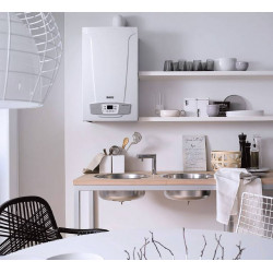 Gas condensing boiler Baxi Platinum Compact ECO 24/24F, capacity 24 kW, micro-accumulation system