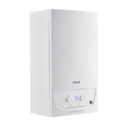 Caldera mural de gas de condensación Baxi Victoria Condens 24/24F, 24 kW de potencia, compatible con gas natural y propano.