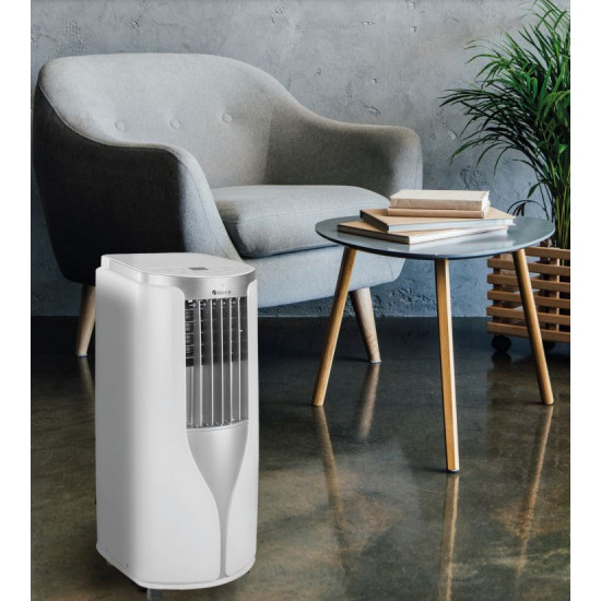 Portable air conditioner GREE SHINY 12FC with cooling and heating function, for home, office, server room or greenhouse up to 30 m² — Domis.pro Portable air conditioner GREE SHINY 12FC with cooling and heating function, for home, office, server room or greenhouse up to 30 m² — photos, appearance, details
