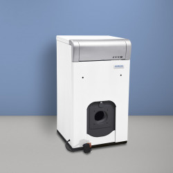 Domusa JAKA HFD 60 low-temperature heating boiler, high combustion efficiency, robust cast iron body construction