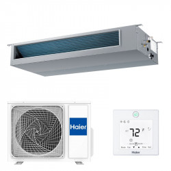 Канальный кондиционер Haier AD50S2SM3FA, режим SuperQuiet, Wi-Fi, класс энергопотребления A++ в холодном режиме Канальный кондиционер Haier AD50S2SM3FA, режим SuperQuiet, Wi-Fi, класс энергопотребления A++ в холодном режиме
