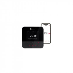 Saunier Duval MiSet Radio SRT 380f, wireless thermostat with touch control for controlling heating and hot water systems
