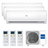 Pida Sistema multisplit Haier 3U55S2SR2FA + GEOS+ VERDE 25 + 25 + 35 - 3x1, 1 unidad exterior, 3 unidades interiores en una habitación a precios de fábrica