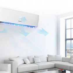 Мультиспліт-система Hisense 3x1 3AMW72U4RFA + DJ25VE0BG + DJ25VE0BG + DJ25VE0BG + DJ25VE0BG, розрахований на 3 приміщення площею до 20 м² Мультиспліт-система Hisense 3x1 3AMW72U4RFA + DJ25VE0BG + DJ25VE0BG + DJ25VE0BG + DJ25VE0BG, розрахований на 3 приміщення площею до 20 м²