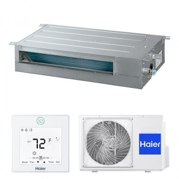 Haier AD50S2SS1FA(H) kanaalairconditioner, automatische herstart na storingen, ingebouwde afvoerpomp Haier AD50S2SS1FA(H) kanaalairconditioner, automatische herstart na storingen, ingebouwde afvoerpomp