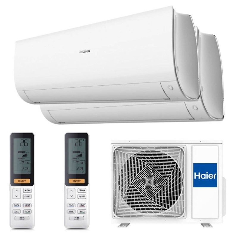 Заказать Кондиционер Сплит-система  2x1 Haier 2U50S2SM1FA + Flexis 25 + 25, для двух комнат площадью до 20 м2 оптом и в розницу