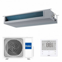 Канальний кондиціонер Haier AD105S2SM8FA(H), режим SuperQuiet, вбудований режим Wi-Fi, УФ-лампа UV-C Канальний кондиціонер Haier AD105S2SM8FA(H), режим SuperQuiet, вбудований режим Wi-Fi, УФ-лампа UV-C