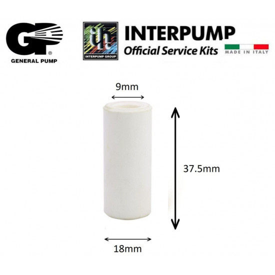 Керамический плунжер Bertolini, гладкая керамика, матовая поверхность.