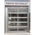 Pida Puertas seccionales vidrio Transparente o Acrílico, Plástico, visión COMPLETA, Visión Completa a precios de fábrica