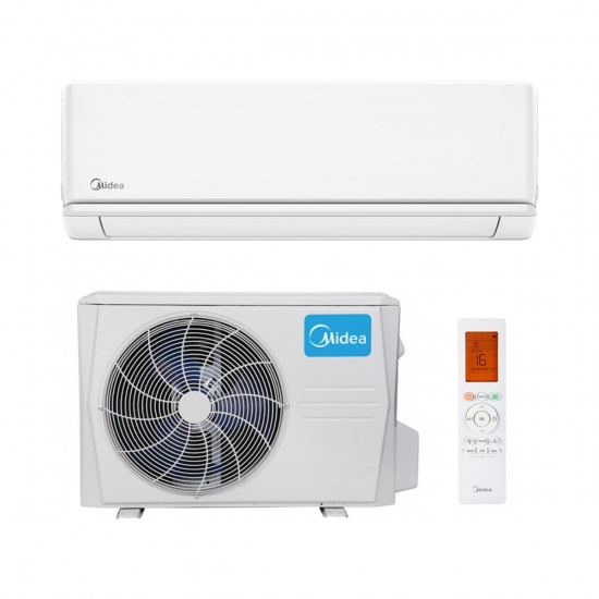 Aire Acondicionado Split Midea Blanc 26 (09) WIFI N8, mono-split de parede 1×1 — Domis.pro Aire Acondicionado Split Midea Blanc 26 (09) WIFI N8, mono-split de parede 1×1 — fotos, aparência, detalhes