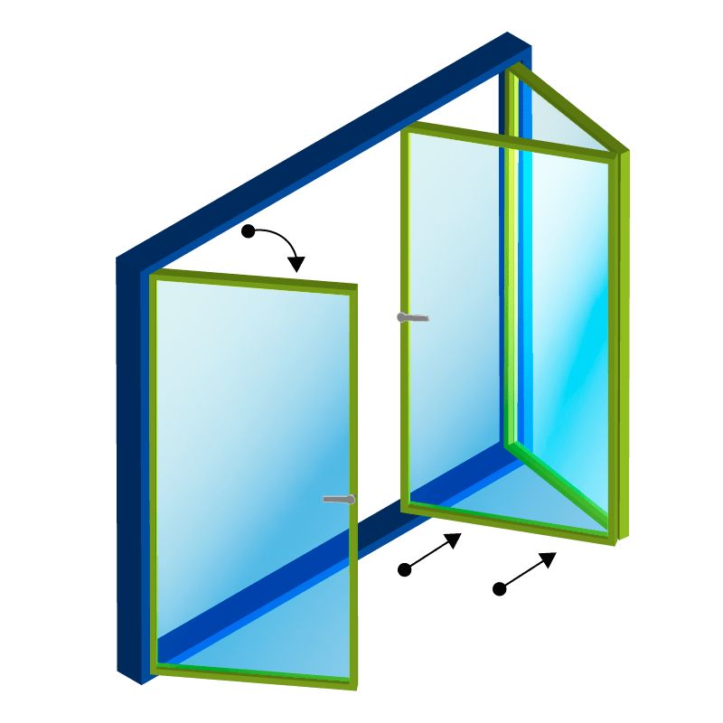 Buy PVC Accordion doors, Salamander Matalloplastik construction at Factory Prices