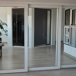 PVC Sliding Door, Salamander Matalloplastik construction