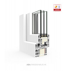 PVC-Profil Cortizo A 84 Passivhaus HI / 1.0 UH ≥ 0,66 (W/m2K) für PVC-Fenster und -Türen PVC-Profil Cortizo A 84 Passivhaus HI / 1.0 UH ≥ 0,66 (W/m2K) für PVC-Fenster und -Türen