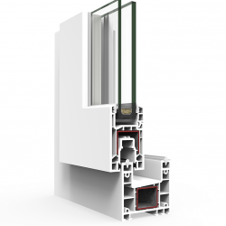 PVC-Profil Cortizo C 70 Sliding Für PVC-Schiebefenster und -türen PVC-Profil Cortizo C 70 Sliding Für PVC-Schiebefenster und -türen