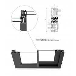 Cortizo C 70 Sliding PVC Profile For sliding pvc windows and doors