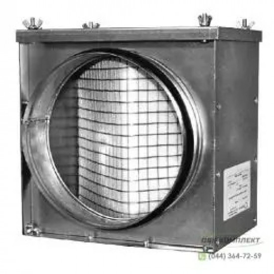 Pida Caja de filtro de aire para conductos de aire redondos Aerostar RCF 160|Sin filtro, para instalación en sistemas de ventilación de suministro y extracción, para limpiar el polvo del aire interior y exterior, Carcasa de acero galvanizado, grado de lim