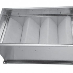  Kassettenfilterbox Aerostar RCF 315 | Ohne Filter, zum Einbau in Zu- und Abluftanlagen, zur Reinigung der Innen- und Außenluft von Staub, Gehäuse aus verzinktem Stahl, Reinigungsgrad G3 (EU3)