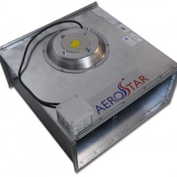  Ventilateur de conduit carré Aerostar SVF 60-35/31-6D, phasé, 380 V, pour systèmes de soufflage et d'extraction, niveau de performance accru, élimination de l'air vicié ou extrait, économique