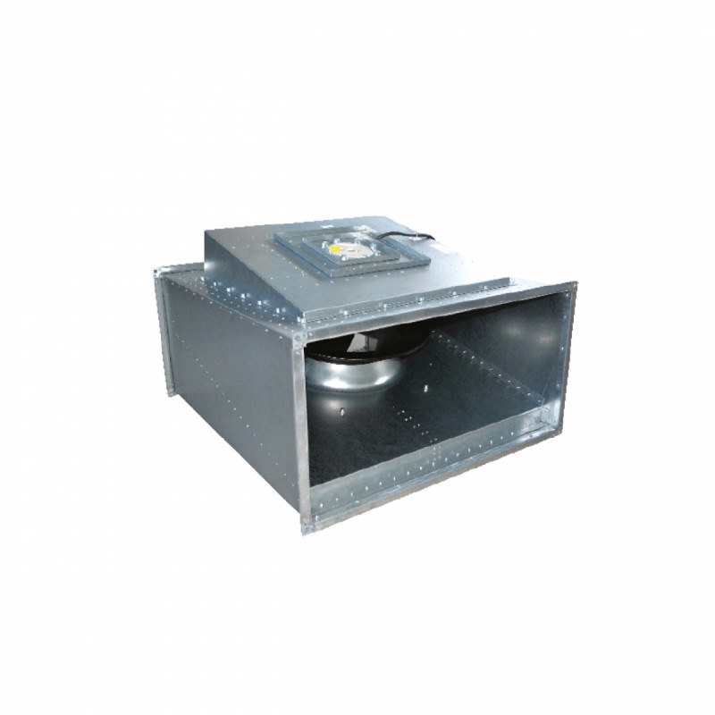 Pida Ventilador de conductos para ventilación Aerostar SVB 90-50/56-4D, Ventilador de conductos centrífugo, mayor nivel de productividad, con suministro y escape compatible con sistemas de conductos de aire de longitud media, potente motor EC trifásico a 