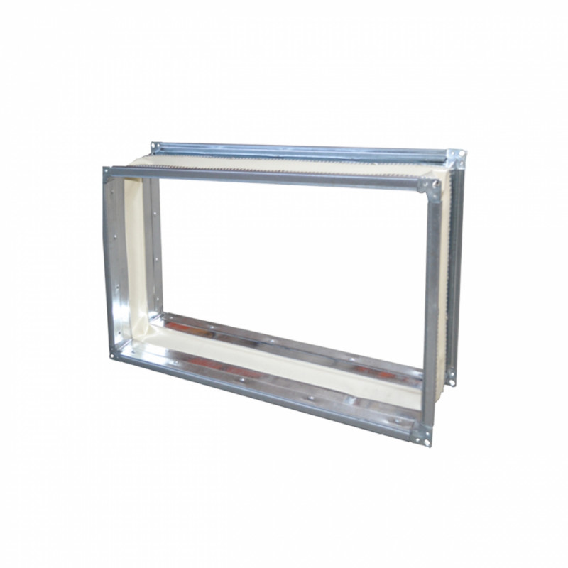 Buy Flexible rectangular insert for air conditioning systems Aerostar SFI 60-30, to prevent the transmission of vibration of the ventilation system, insert for air conditioning and ventilation systems, Housing and frame made of galvanized steel at Factory