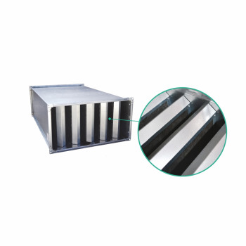  Silenciador série SMN, Aerostar SMN 90-50, silenciador Aerostar série RMN, para redução de ruído aerodinâmico, em aço galvanizado, Silenciadores de placa, para sistema de alimentação e exaustão