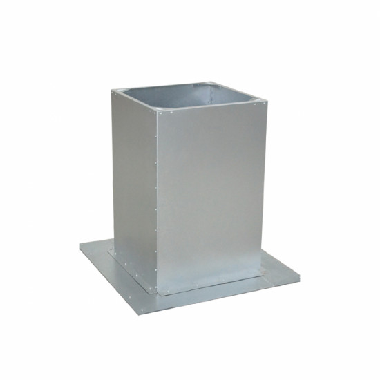 Buy Aerostar TR 30 roof adapter, connecting element between Aerostar roof fans of the SRV/ARV series and the air duct network, reliable connection and protection against water ingress into the room, made of high-strength galvanized steel at Factory Prices