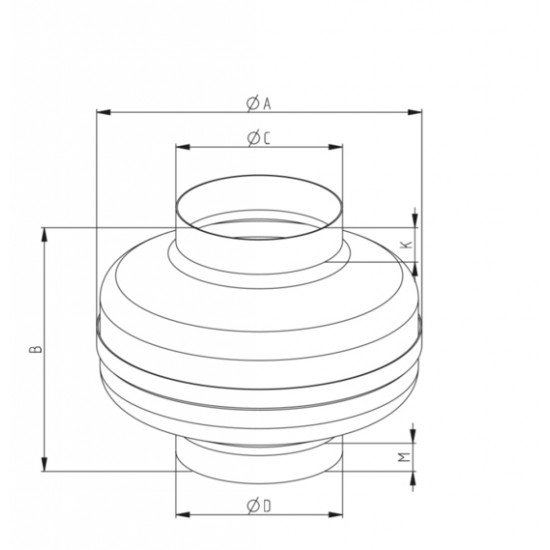 Encomende Ventilador de duto RV 100L, para duto redondo, 250 m3/hora, 220 V, IP44, 2400 rpm, para remoção de ar viciado ou de exaustão, para circulação de ar em ambientes a preços de fábrica