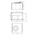 Commandez Ventilateur de conduit SVF 60-35/31-6D, série SVF, moteur rotatif, protection contre la surchauffe par contacts thermiques intégrés, régulateurs à pas RTTT, RTTO, dans le conduit rectangulaire du système de ventilation. aux prix dusine