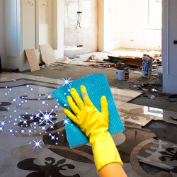 Post-construction cleaning