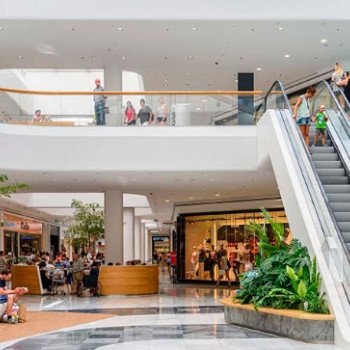 Schoonmaken van winkelcentrum
