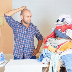 Ironing clothes at home will help save energy and time