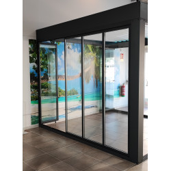 Frameless glazing single-chamber tempered glass package Climalit