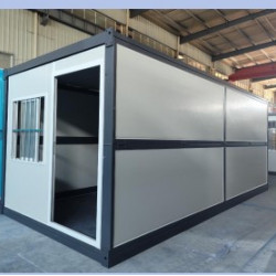  Casa Plegable Terraza Casa Modular Casa Prefabricada Tiny Home House Casas Prefabricadas Canadienses Contenedor 2500x5800, 14,5 m²