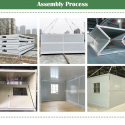  Casa Plegable Terraza Casa Modular Casa Prefabricada Tiny Home House Casas Prefabricadas Canadienses Contenedor 2500x5800, 14,5 m²