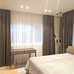 Automatic Curtains with rail cortina riel GUIA 80x40