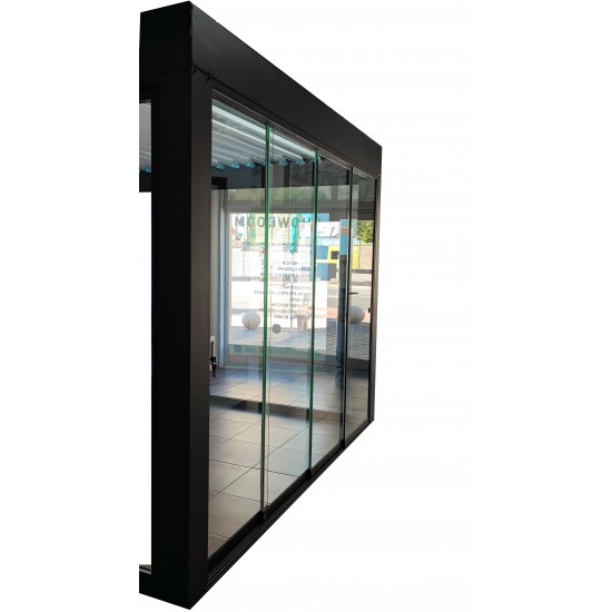 Buy Frameless tempered glass, sliding system Cartinas De Cristal at Factory Prices