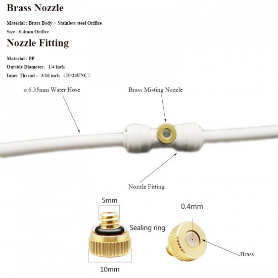 Order Misting systems for gazebo 9 meters, 12 brass nozzles, watering, humidification, cooling of open areas in Valencia at a great price Order Misting systems for gazebo 9 meters, 12 brass nozzles, watering, humidification, cooling of open areas in Valencia at a great price