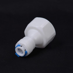 Adaptateur 1/4" tube-1/2" filetage intérieur, installation rapide, pour eau, pour air comprimé  Adaptateur 1/4" tube-1/2" filetage intérieur, installation rapide, pour eau, pour air comprimé