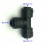  Connecting tee pneumatic, water 1/4 "Quick Slip 6mm.