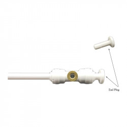 Bouchon pour raccord rapide sur tube de raccordement 6 mm, blanc  Bouchon pour raccord rapide sur tube de raccordement 6 mm, blanc
