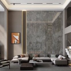 Decoratief paneel HD FM7127 Grijs-gouden steen