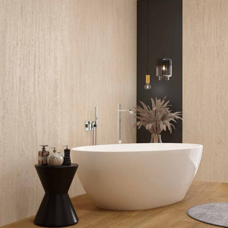 Стеновая панель SPC Rocko Travertine Ortigia с текстурой травертина