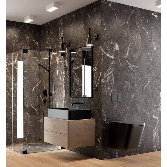 Panel de pared SPC Rocko R261 Nebulous Black — 4 mm