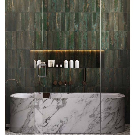 Panel de pared SPC Rocko R264 Kasbah Green — 4 mm