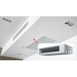 Climatiseur à gaine EAS Electric EDM52V2WK, consommation d'énergie réduite, entretien facile